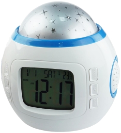 Нічник-годинник Supretto C245 проєктор зоряного неба