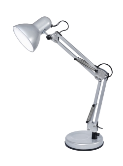 Настільна лампа Delux TF-07 E27 Срібляста