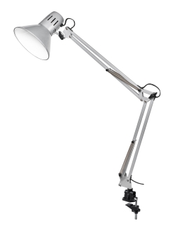 Настільна лампа Delux TF-06 E27 Срібляста