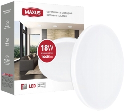 Світильник настінно-стельовий Maxus Ceiling light 18 W 4100 K C