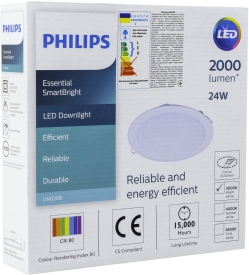 Стельовий світильник Philips DN020B 24 W 3000 К 220-240 W