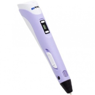 3D-ручка MYRIWELL RP-200B Purple (PLA, PCL) + 9 метрів (3 кольори) PCL пластика та Трафарети