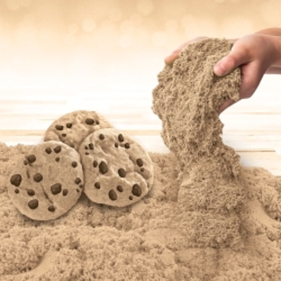 Пісок для дитячої творчості Kinetic Sand Colour з ароматом Печиво (71473С)