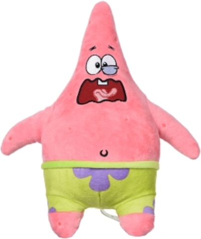 М'яка іграшка SpongeBob Exsqueeze Me Plush Patrick Burp зі звуком