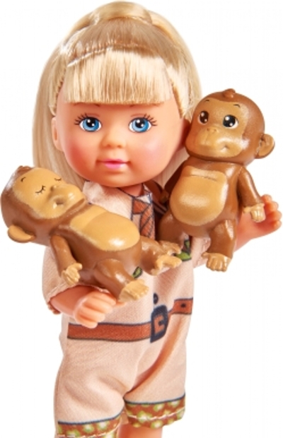 Лялька Simba Toys Еві з мавпочками (5733481)