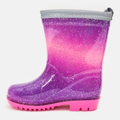 Гумові чоботи для дівчинки Disney Perletti Cool kids 15589 26-27 Фіолетовий/Рожевий