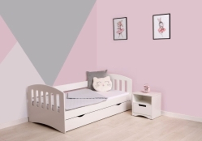 Дитяче ліжко Kocot Kids Classic 1 з шухлядою 160х80 см Біле
