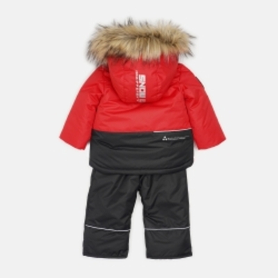 Зимовий комплект (куртка + напівкомбінезон) Evolution 02-ЗМ-21 86 см Червоний/Чорний