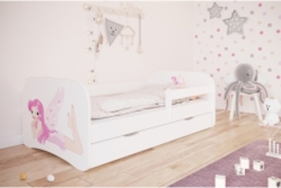 Дитяче ліжко Kocot Kids Baby Dreams Фея з крилами з ящиком 160х80 см
