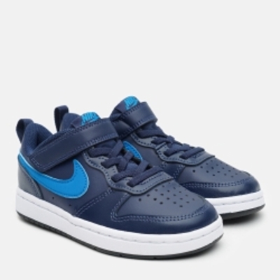 Кеди дитячі Nike Court Borough Low 2 (Psv) BQ5451-403 29.5 (12C) 18 см Темно-сині