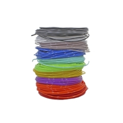 Набір Якісного Оригінального Різнокольорового Еко Пластика PLA для 3D ручки або 3D принтера - (10 кольорів по 10 метрів)