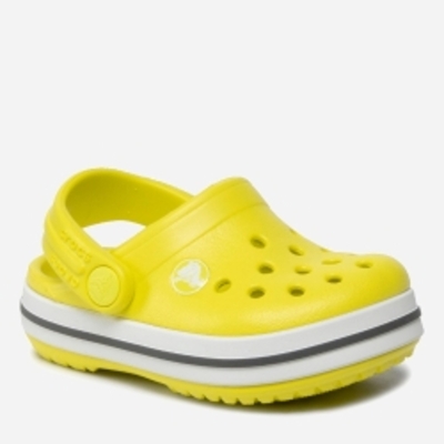 Крокси дитячі Crocs Crocband Kids Clog Т 207005-725-C7 24 Citrus/Grey