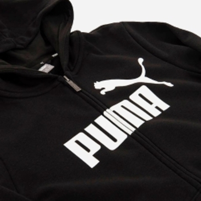 Толстовка дитяча Puma ESS Big Logo FZ Hoodie 58696801 116-122 см Black