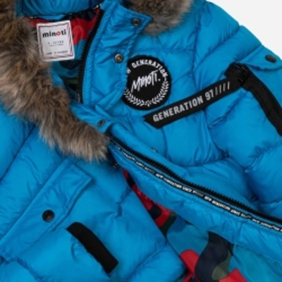 Куртка зимова дитяча Minoti Sound 1 37118JNR 116-122 см Синя