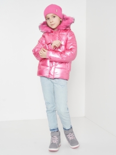 Куртка зимова дитяча Minoti Crunch 4 37043JNR 104-110 см Рожева
