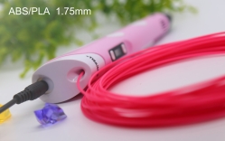 3D-ручка MYRIWELL RP-100B Pink + 100m (20 кольорів) PLA пластику