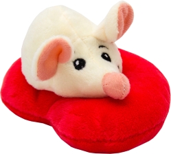 М'яка іграшка Devilon Мишка із сердечком Світла 12 см (M1819712A 1)