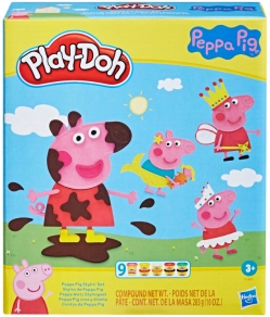 Ігровий набір Hasbro Play-Doh Свинка Пеппа стильний сет (F1497)