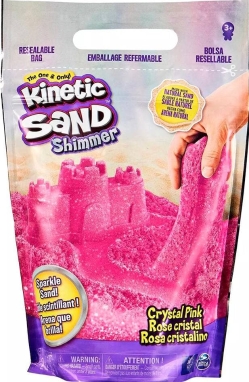Пісок для дитячої творчості Kinetic Sand Рожевий блиск 907 г (71489P)
