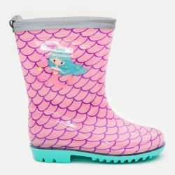 Гумові чоботи для дівчинки Disney Perletti Cool kids 15586 26-27 Рожеві