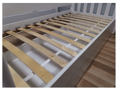 Дитяче ліжко Kocot Kids Kacper з шухлядою 160х80 см Біле