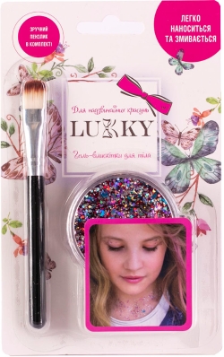 Набір дитячої косметики Lukky Гель-блискітки для тіла та обличчя мікс (T11927)