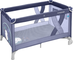 Манеж-ліжечко Baby Design Simple 03 Blue  (5901750292576)