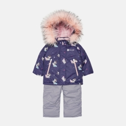 Зимовий комплект (куртка + напівкомбінезон) Evolution 03-ЗД-21 98 см Синій/Сірий