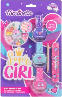 Набір дитячої декоративної косметики Martinelia Super Girl Nail Design Kit (11909A)