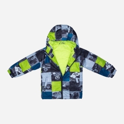Демісезонний комплект (куртка + штани) Huppa Rex 45080014-02147 140 см Лаймовий з темно-сірим