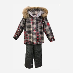Зимовий комплект (куртка + напівкомбінезон) Pilguni P2534A-35 110 см Сірий