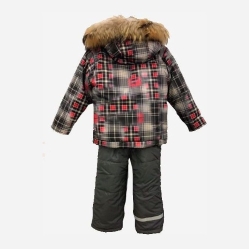 Зимовий комплект (куртка + напівкомбінезон) Pilguni P2534A-35 110 см Сірий