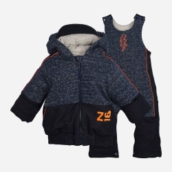Демісезонний комплект (куртка + напівкомбінезон) ЛяЛя К9ДВ002 (5-75) 80 см Синій
