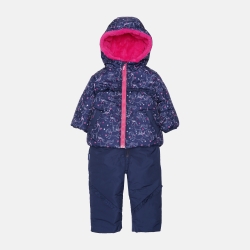 Зимовий комплект (куртка + напівкомбінезон) Одягайко 20471/32090 80 см Синій принт