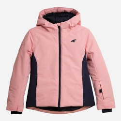 Куртка зимова лижна дитяча 4F HJZ21-JKUDN001-56S 134 см Світло-рожева