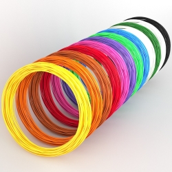 Набор PLA пластика 3D-Box LARGE-5 для 3D-ручки: 12 цветов по 5 метров (1,75мм*60м)