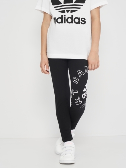 Спортивні штани дитячі Adidas G Logo Tig HA4014 134-140 см Black/White