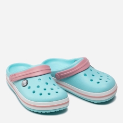 Крокси дитячі Crocs Crocband Kids Clog 207006-4S3-J3 34 21.7 см Ice Blue/White