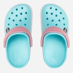 Крокси дитячі Crocs Crocband Kids Clog 207006-4S3-J3 34 21.7 см Ice Blue/White