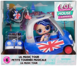 Ігровий набір з лялькою L.O.L. Surprise! Маленькі кімнатки – Музичне турне бешкетниці (583783)