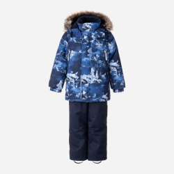 Зимовий комплект (куртка + напівкомбінезон) Lenne City 22336/2009 128 см Синій