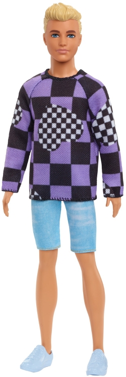 Лялька Barbie Кен Модник у светрі в клітинку
