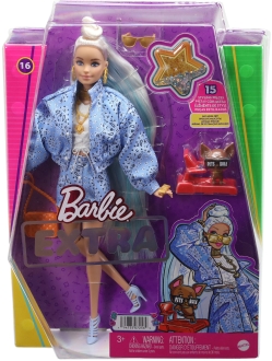 Лялька Barbie Extra Білявка з пучком на розпущеному волоссі