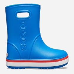 Гумові чоботи дитячі Crocs Crocband Rain Boot 205827-4KD-C9 22-23 Темно-сині