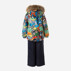 Зимовий комплект (куртка + напівкомбінезон) Huppa Winter 41480030-22299 104 см