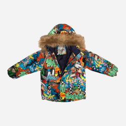 Зимовий комплект (куртка + напівкомбінезон) Huppa Winter 41480030-22299 104 см
