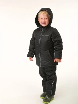 Зимовий комплект (куртка + напівкомбінезон) Flavien 3017/04 98 см Чорний
