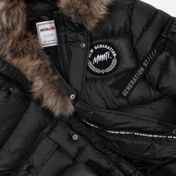 Куртка зимова дитяча Minoti Core 7 37098JNR 110-116 см Темно-сіра