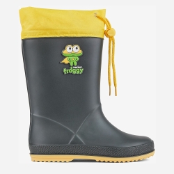 Гумові чоботи дитячі Coqui Rainy Collar 8508-636-2412 29 Чорні/Жовті