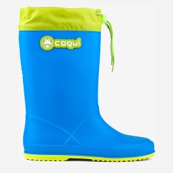 Гумові чоботи дитячі Coqui Rainy Collar 8509-100-4713 32 Синьо-жовті